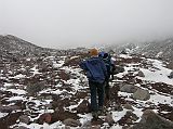 Ecuador Chimborazo 04-01 Hiking To Whymper Refuge